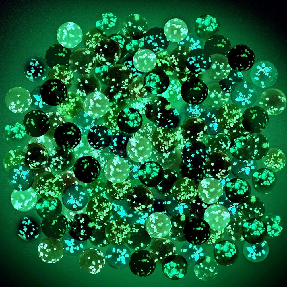 Gejoy 100 Pieces Colorful 0.47 Inch, Blue,green,multi-color,pink,red,white