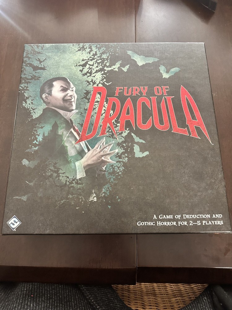 Fury of Dracula Board Game Fantasy Flight Games Complete Open Box 3rd edition
