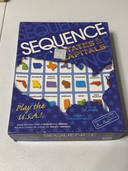 Sequence State & Capital Jax 2006 Ages 7-adult 2-12 Players Complete