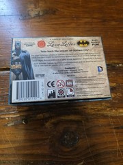 AEG LOVE LETTER BATMAN EDITION BOARD GAME 100% Complete A Game By Seiji Kanai