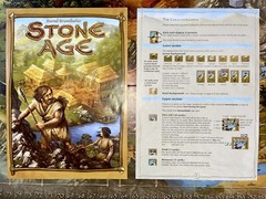 Z-Man Stone Age Board Game Complete & near mint! Worker placement/Strategy Game