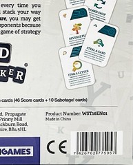 WORD STACKER Family Word Building Game, 2-6 Players 10yr+ ~ Ingenium Games NEW