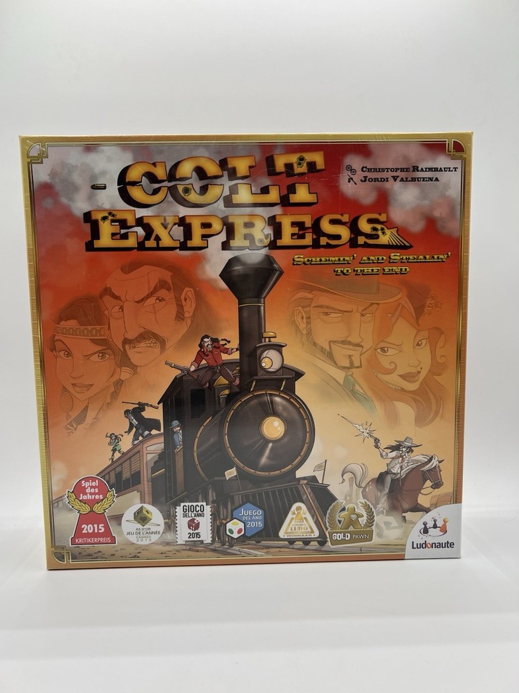 Colt Express Board Game Complete 3D Train Robbery Ludonaute Spiel des Jahres