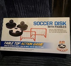 Soccer Disc with Paddles Table Game New In Box Sealed