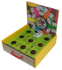 Juego de Sapo Sapo Rana Artesanal Con Parques y Escalera