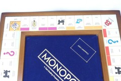 Monopoly Luxury Edition Adult Collectible Wooden Cabinet (Open Box: READ Full)