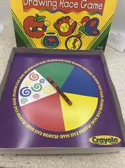 Crayola Drawing Race Game 2-8 Players Age 3 & Up Complete