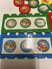 Fisher Price Barnyard Bingo Matching Memory Animal Game Vintage missing 1 piece
