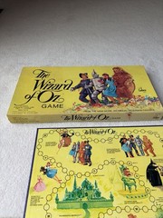 Vintage 1974 Cadaco Wizard of Oz Board Game No 406 Complete MGM Movie Classic
