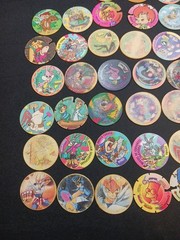 60 Vintage Tazos Sabritas Pogs Mexico Rare 1994-1995 Warner Bros, 20th C Fox Mix