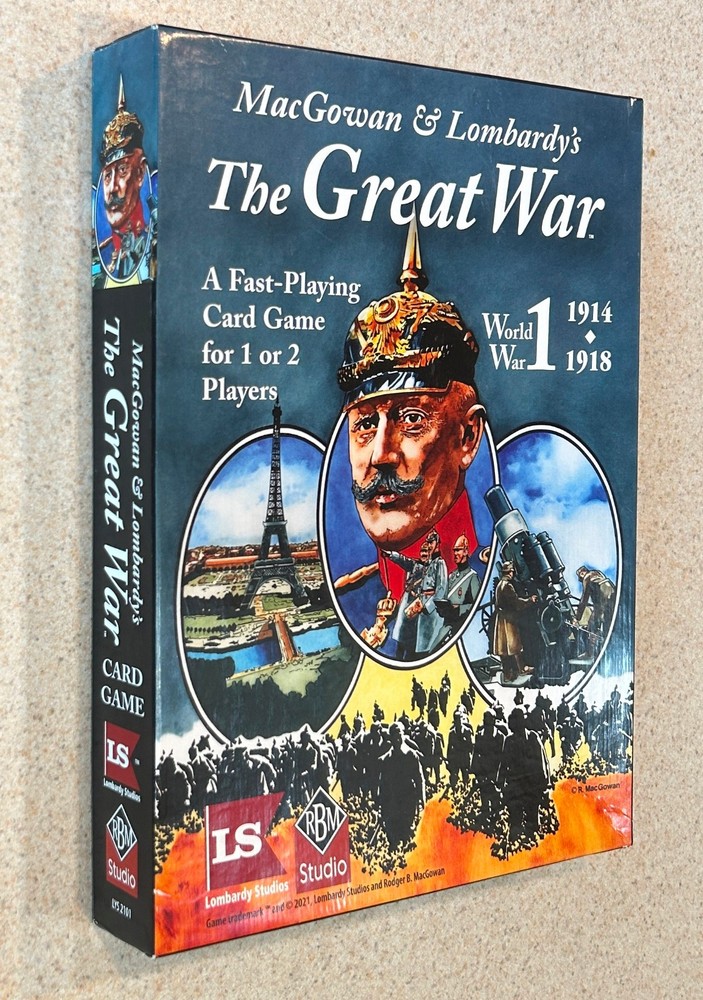 MACGOWAN LOMBARDY GREAT WAR Military Strategy Game (2021 LS RBM Studios)
