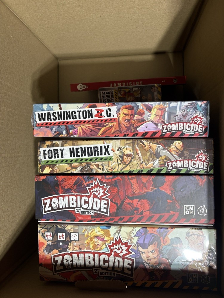 CMON Zombicide 2nd Ed. Mega Lot: Base + Reboot + Fort Hendrix + Wash Z.C. + More