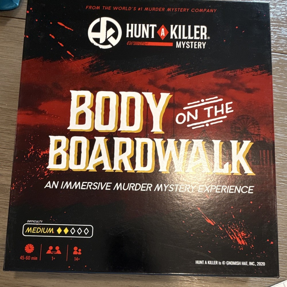 Hunt A Killer Body on the Boardwalk Immersive Crime Murder Mystery Complete 2020