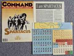 Command Magazine #15 New Mint w/Unpunched game: I am SPARTACUS, by XTR 1992