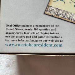 Vintage 1990s Oval Office Race To Be President Board Game New in Box