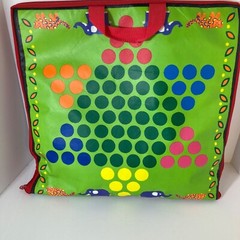 AlexToys Games to Go Floormat 6 Indoor Outdoor Games 36 x 38″ Carry Pouch