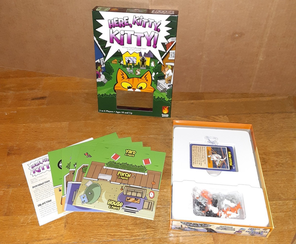 HERE KITTY KITTY A CRAZY CAT COLLECTING GAME FIRESIDE GAMES