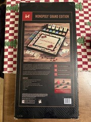 Monopoly Grand Edition Deluxe Folding Wood Frame – New and Sealed