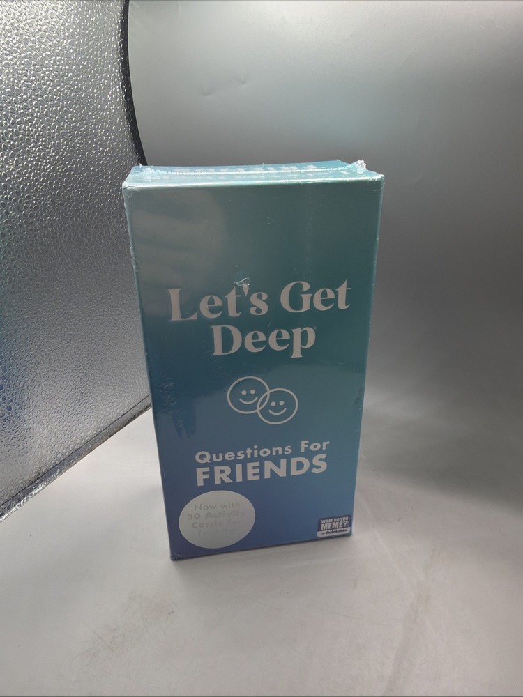 Let’s Get Deep Adult Party Game Friends Edition by What Do You Meme? New Sealed