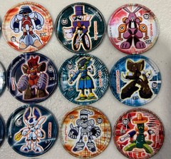 Medabots Metal Tazos Metalix/ Pogs. Sabritas. Lot Of 23. Metabee