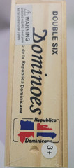 Double Six Republica Dominicana Dominoes Game in Set of 28 Wooden 2″X3/4″X1/4″