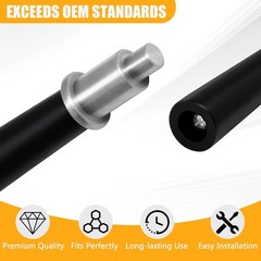 Criditpid 30004175K Wooden Fallaway Handle for Vermont 30004175K, Black