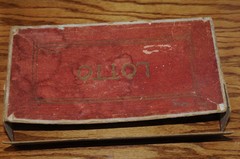 Rare Victorian Vintage Antique Lotto Game LOTTO 1800s/1900s Traditional Game Old