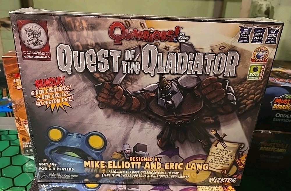 Quarriors: Quest of the Qladiator Board Game Expansion 2012 WizKids NECA Sealed