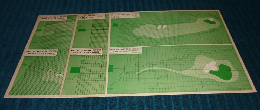 APBA Augusta National Golf Course #18M64 “The Masters” VG Cond Ultimate In Golf