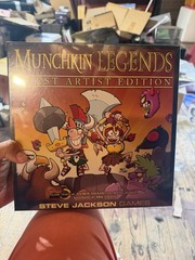 MUNCHKIN LEGENDS board game Mike Luckas guest artist edition factory SEALED