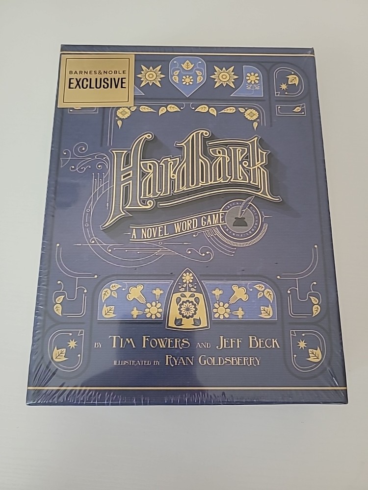 Hardback A Novel Word Game (Sealed, New) Fowers Barnes & Noble Exclusive