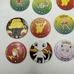 Pokemon Pogs Collectible Set Various Characters & Animals Lot Of 23