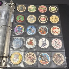 Vintage 1990s-2000s POG Collection Binder Over 400 pcs With Various Designs-READ