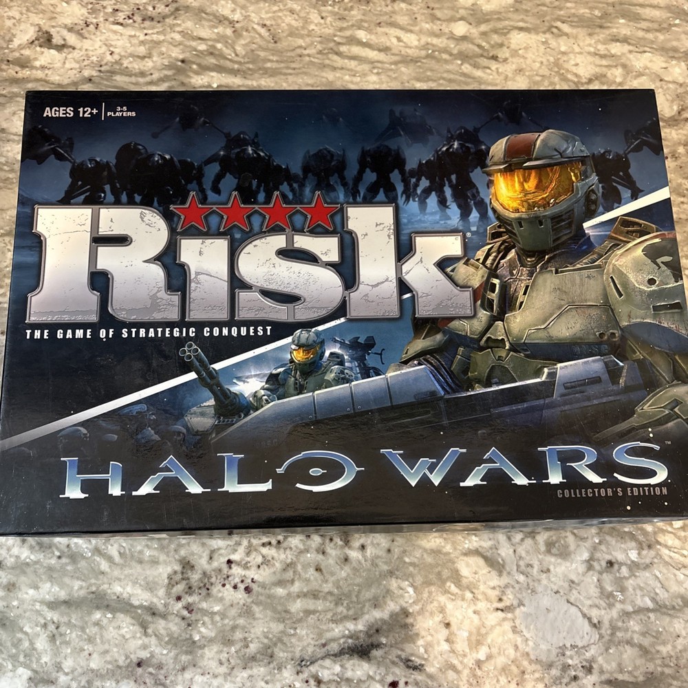 Risk HALO WARS 2009 Collectors Edition Board Game 99% Complete USAopoly Hasbro