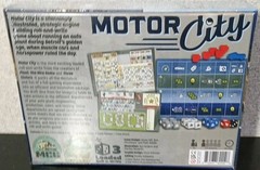 Motor City Board Game Detroit Auto Building Roll and Write 25th Century Games