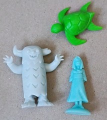 Machi Koro Legacy Replacement Game Figures Set Yokai Princess Turtle 3pc