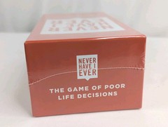 NEVER HAVE I EVER-Poor Life Decisions Game Classic Edition Party SEALED 2015