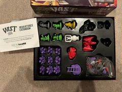 Vast The Crystal Caverns Board Game with Miniatures Expansion Used Complete