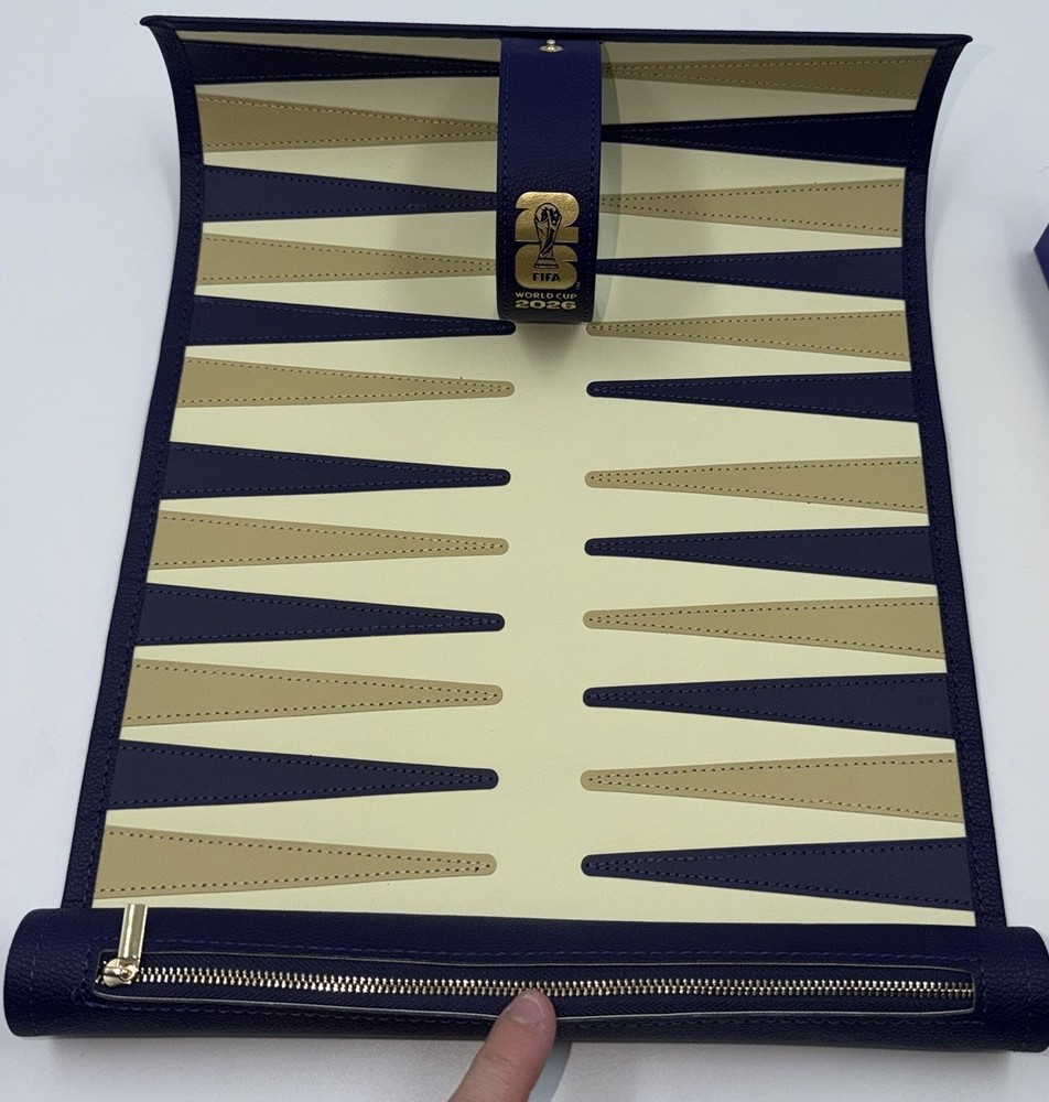 FIFA World Cup 2026 Dallas Argentina vs Austria Leather Backgammon Set NEW