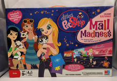 Littlest Pet Shop Mall Madness Game COMPLETE Milton Bradley Animals LPS Shopping