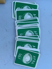 Vintage APBA Golf Game Lot – 7 packs of cards – 7 Courses and more