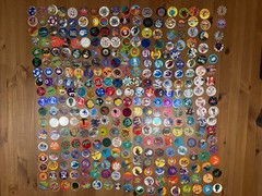 HUGE 1990s POG Collection 400+ Caps Holographic Horror Poison 90’s Collection