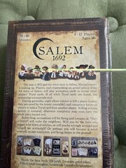 NEW Salem 1692 Board Game Card Game Party Game For 4-12 Players Sealed