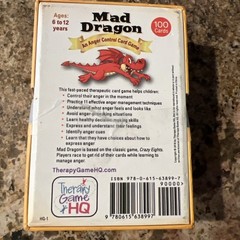 Mad Dragon Anger Control Card Game for Children 6-12 Years ADHD Therapy Game