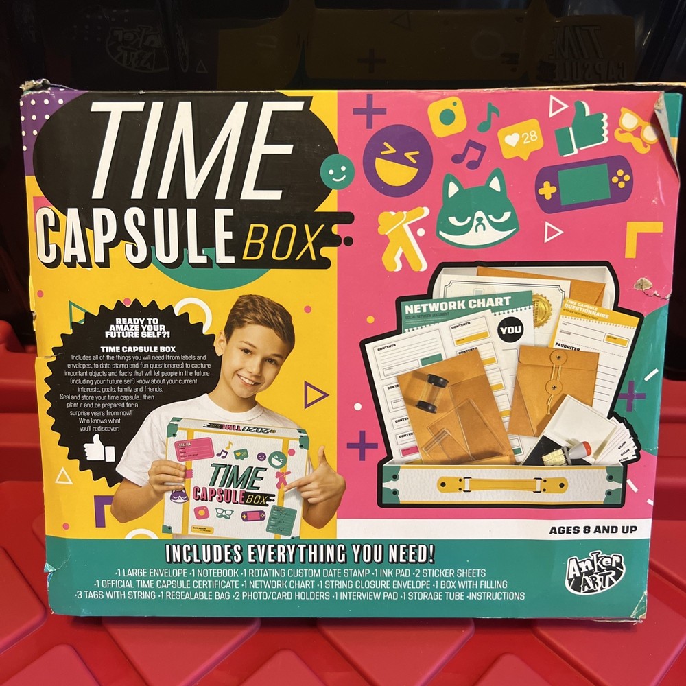Anker Art TIME CAPSULE BOX Kit Ready to Amaze Your Future Self Age 8+ – NEW!