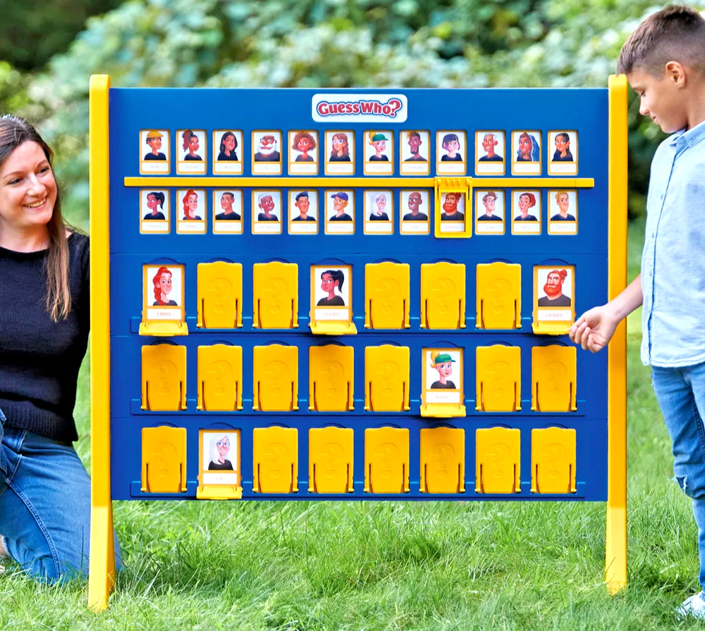 Eastpoint Sports Giant Guess Who? Doublesided Game Board w/ 48 pc 4″ x 6″ Cards
