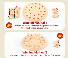 Gowinbaby Memory Chess Matching Game: Family Board Games for Kids and Adults, Mo