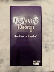 Lets Get Deep Questions for Couples 2021 Game Card USED
