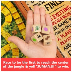 Jumanji the Game Real Wooden Box Edition of the Classic Adventure Board – SEALED