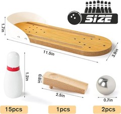 Mini Bowling Game Set – Compact Indoor Fun for Kids & Adults, Stress Relief!